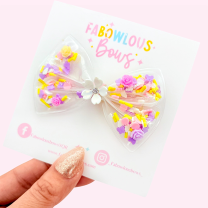 Punzie Flower • Confetti Bow