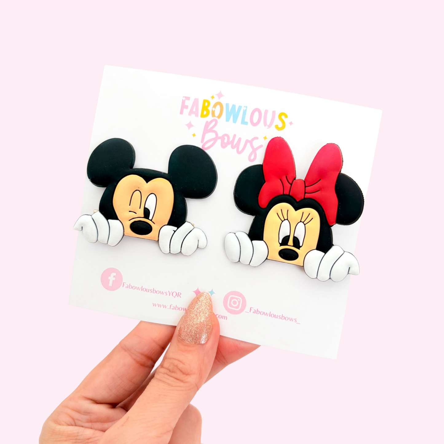 Peek a Boo Mouse // Pigtial Set