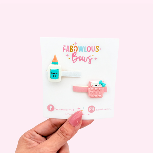 School Supplies // Bar Clip Set