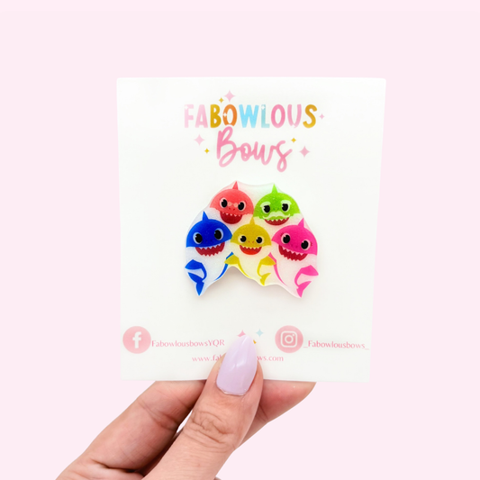 Shark Crew // Acrylic Clip (3 for 10)
