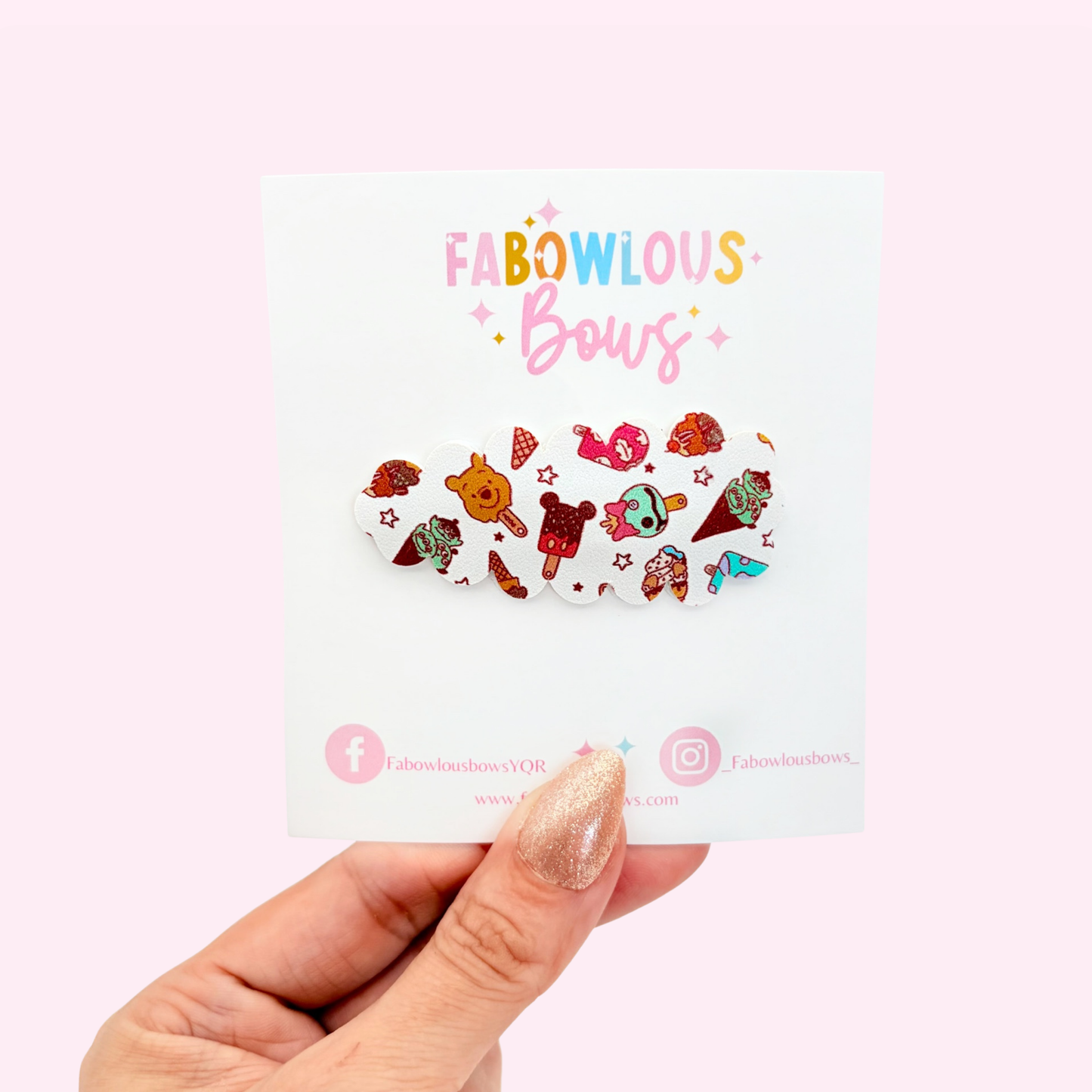 Character Popsicles • Snap Clip • 3 for $10