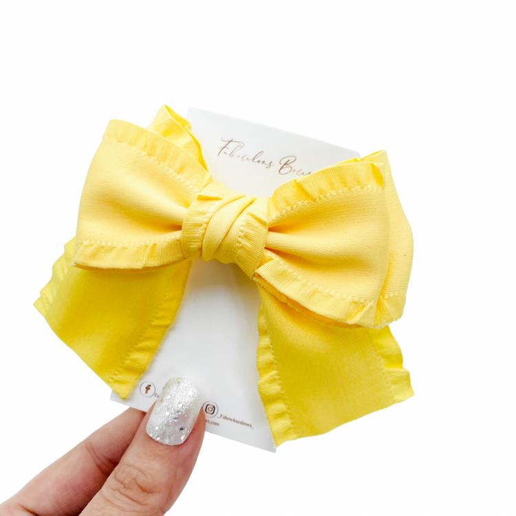 Large Elegant Ribbon // Yellow