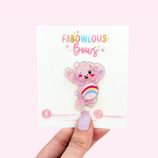 Bears Care Pink // Confetti Clip
