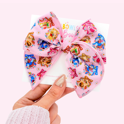 100 Acre Spring • Fabric Fable Bow
