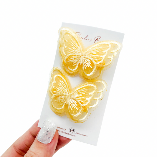 Lace Butterflies // Yellow Pigtails