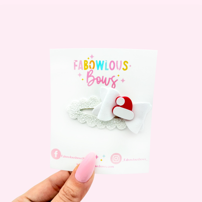 Santa Hat // Deluxe Clip