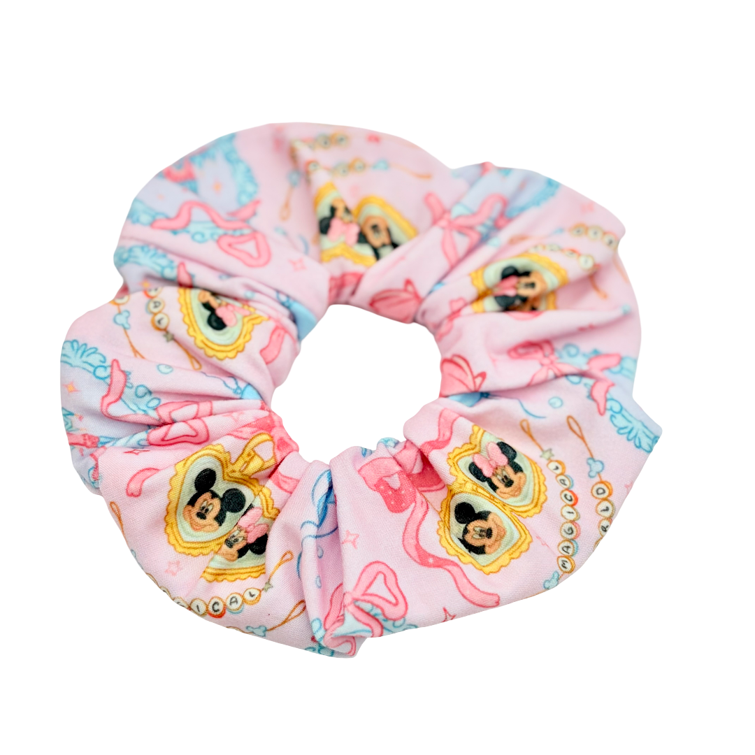 MM Heart Locket - Scrunchie - 3 for $25