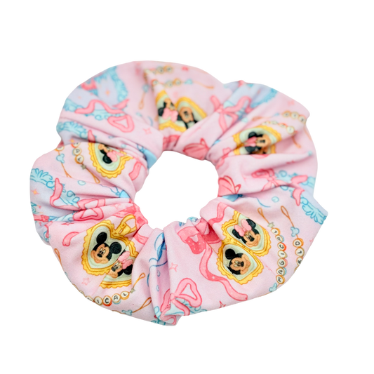 MM Heart Locket - Scrunchie - 3 for $25