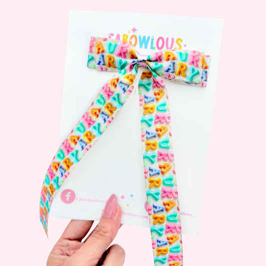 3D Alphabet // Long Tail Bow