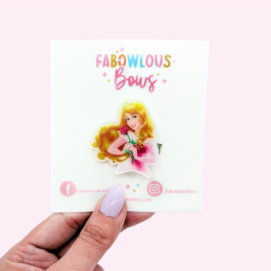 A Princess // Acrylic Clip (3 for 10)