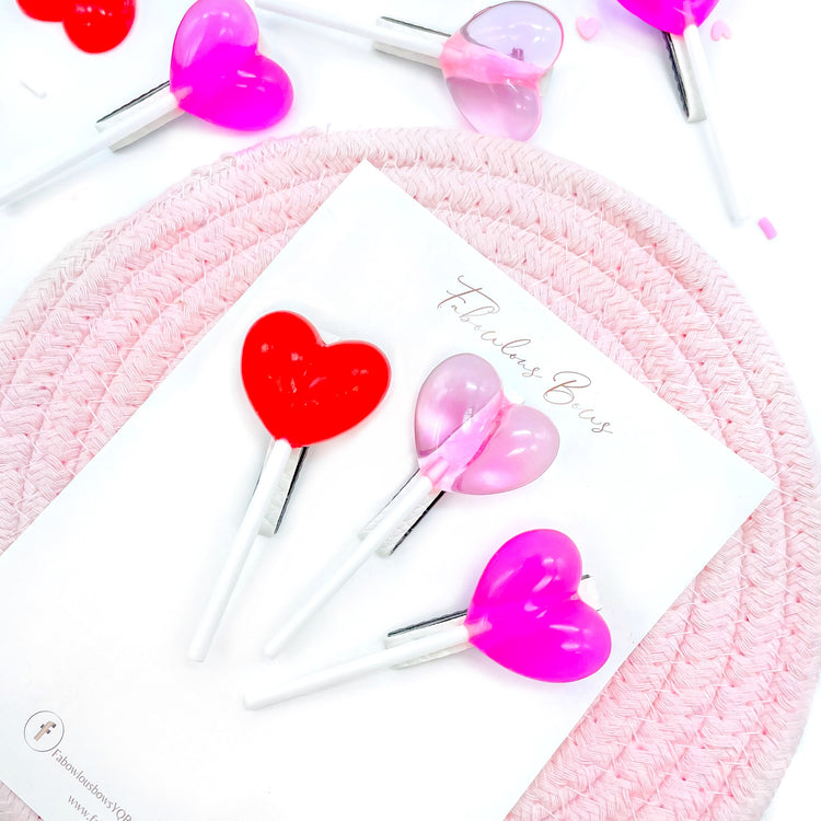 Lollipop Hairclip // Light Pink