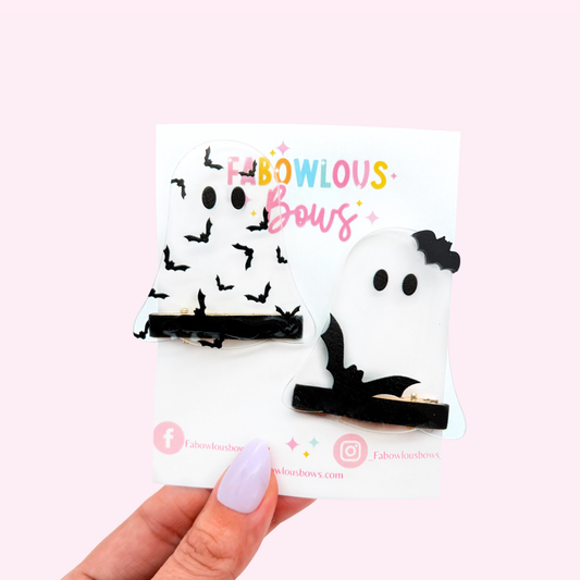 Batty Boos // Acrylic Pigtail Set