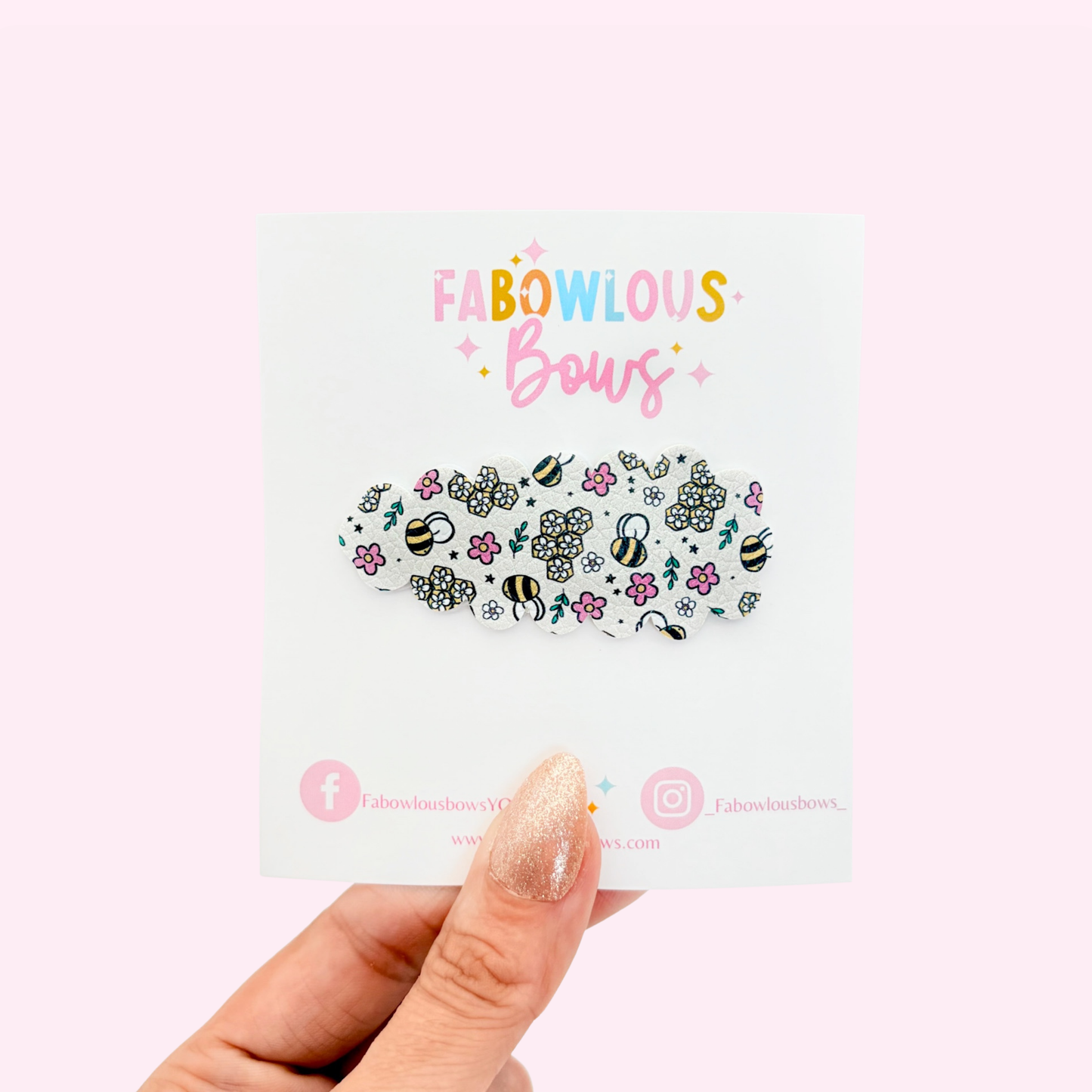 Summer Bees • Snap Clip • 3 for $10