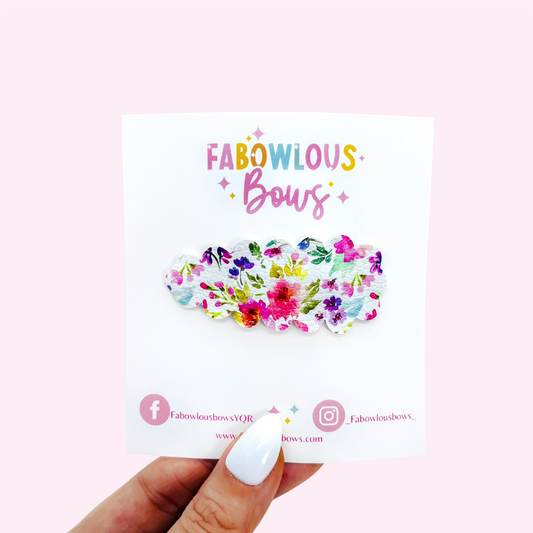 Wild Flowers // Snap Clip - 3 for $10