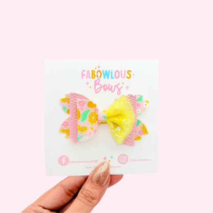 Lemon Citrus Cutie  • Elegant Tulle Bow