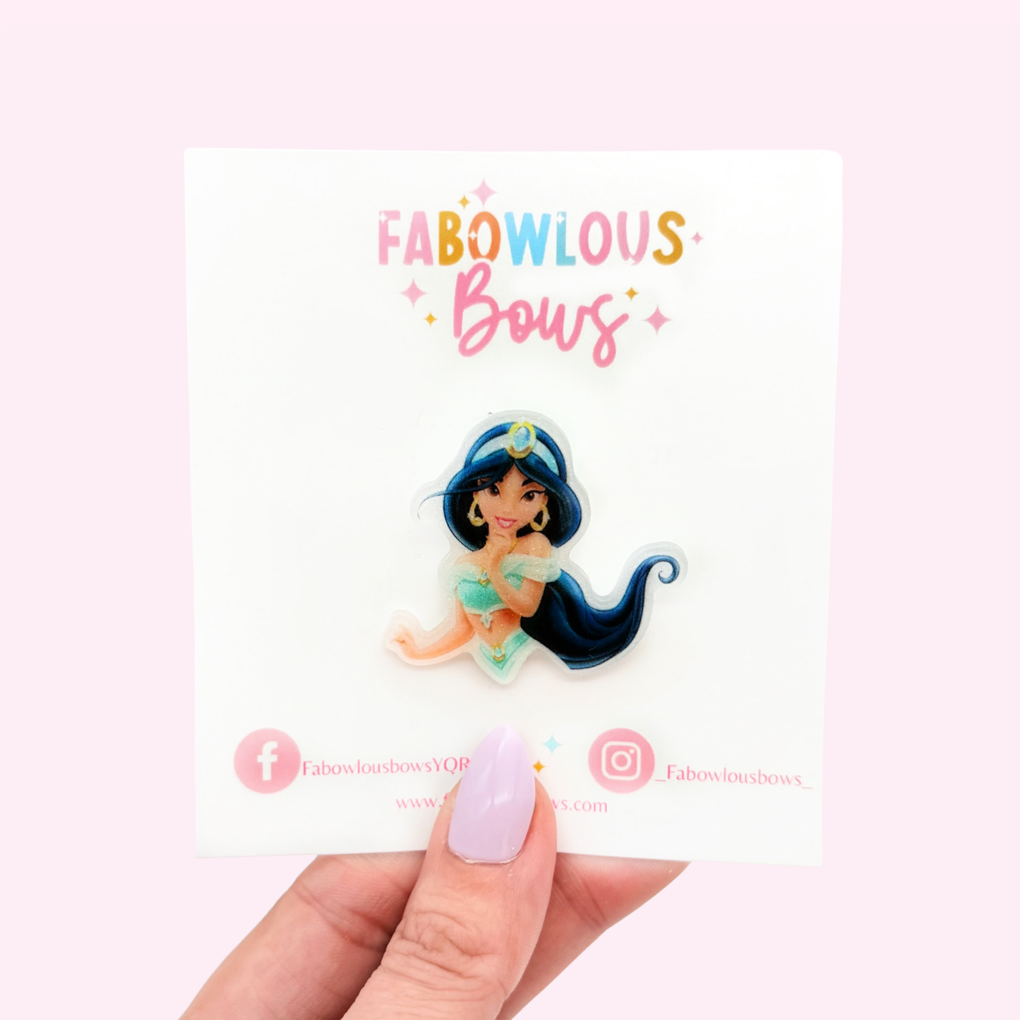 J Princess // Acrylic Clip (3 for 10)