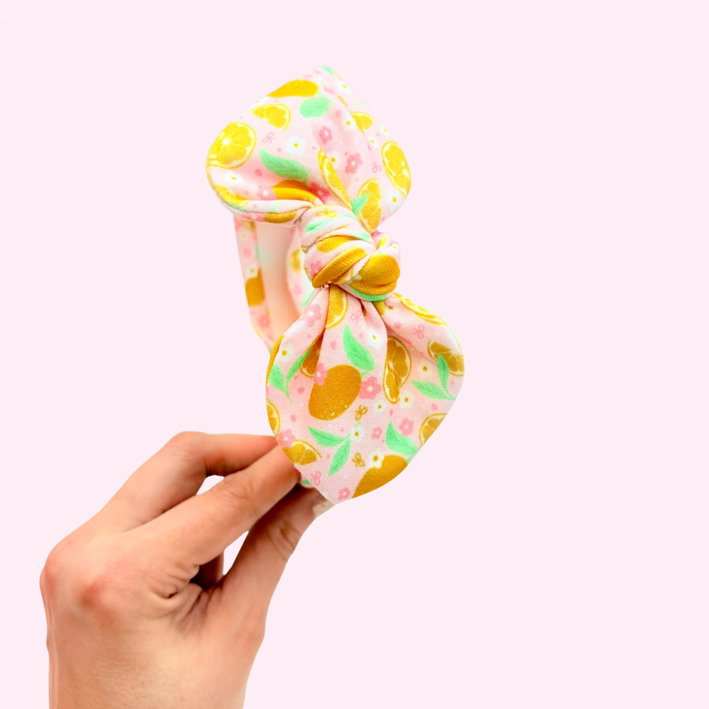 Lemon Citrus Sweetie • Knotted Fabric Headband