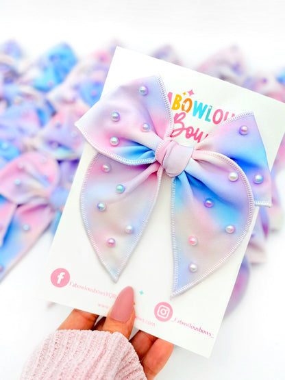 Cotton Candy • Fabric Fable Bow
