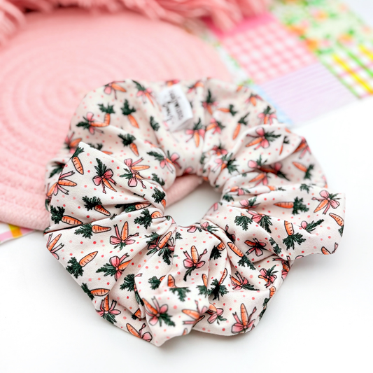 Bows & Carrots • Scrunchie • 3 for $25