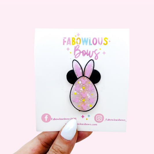 MM Easter Silhouette // Acrylic Clip (3 for 10)