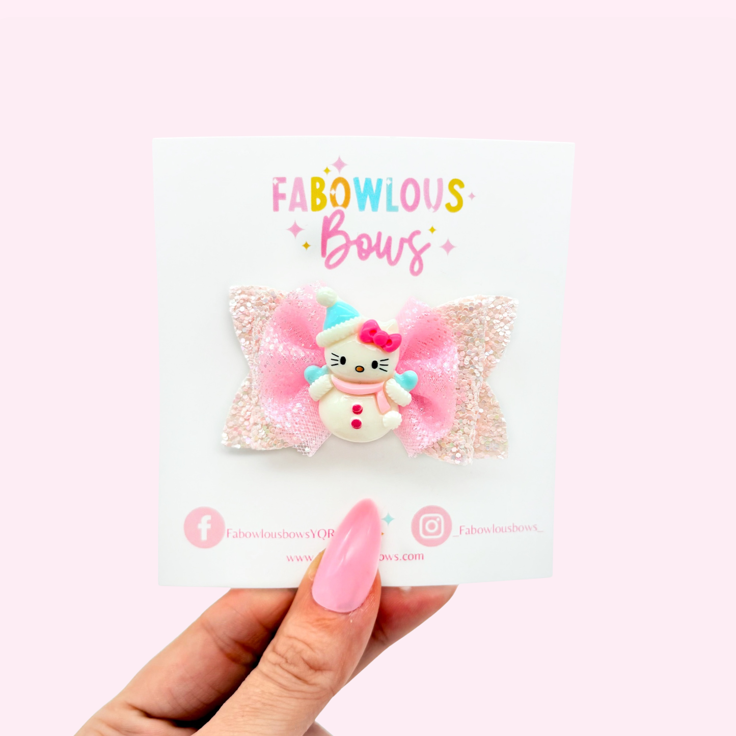 Winter Kitty // Elegant Tulle Bow