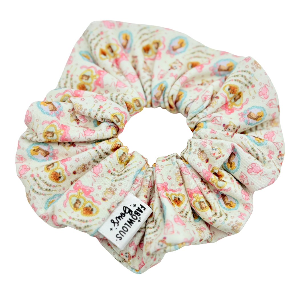 Belle Heart Locket - Scrunchie - 3 for $25