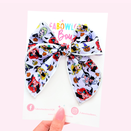 Halloween Princesses // Fabric Fable Bow