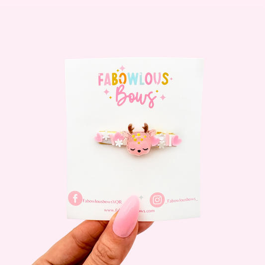 Pink Fawn Confetti // Bar Clip