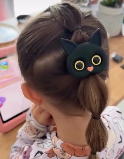 Black Cat // Large Acrylic Clip