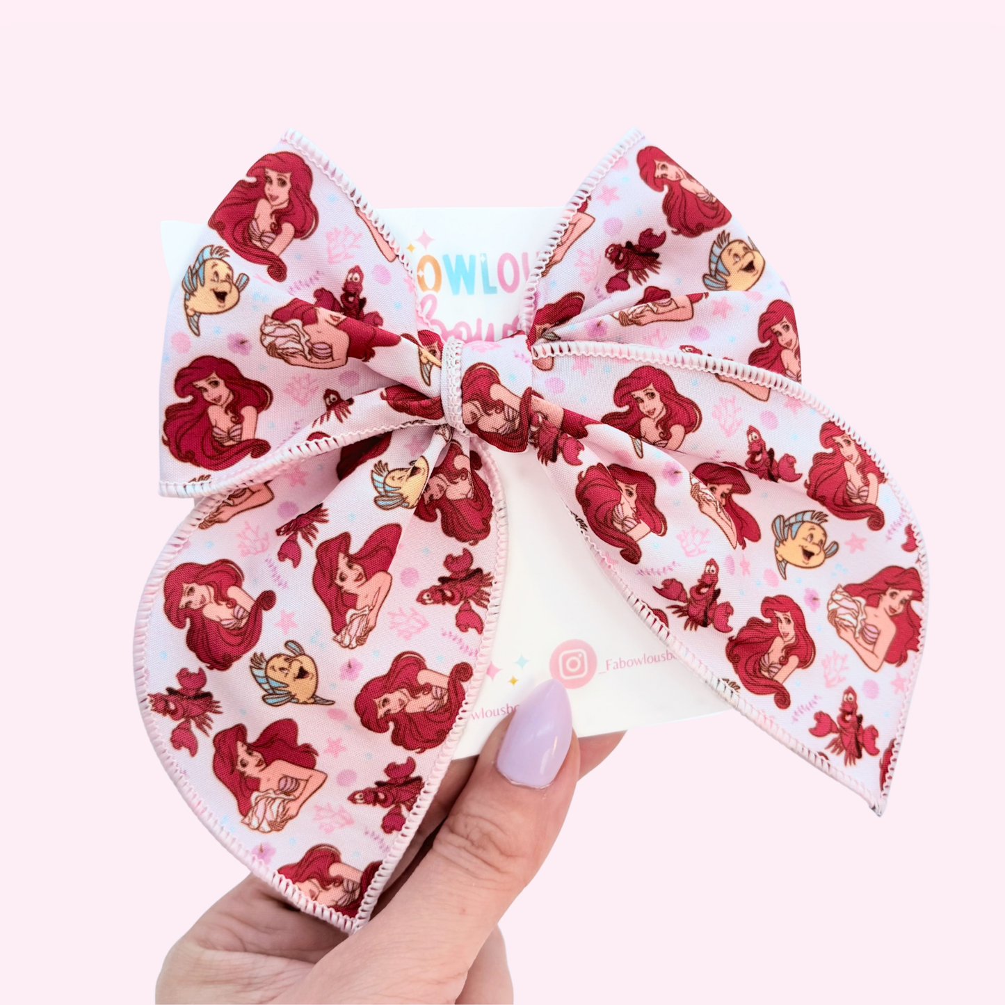 Mermaid Princess // Fabric Fable Bow