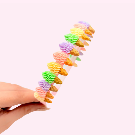Ice Cream Swirls • Embellishment Headband