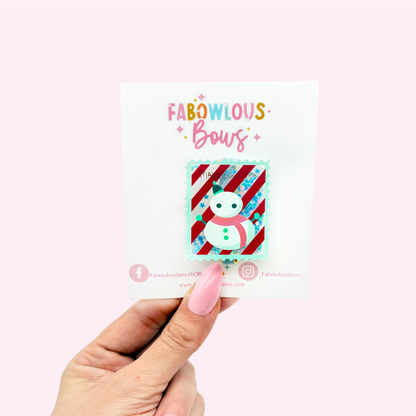 Snowman Stamp // Confetti Clip