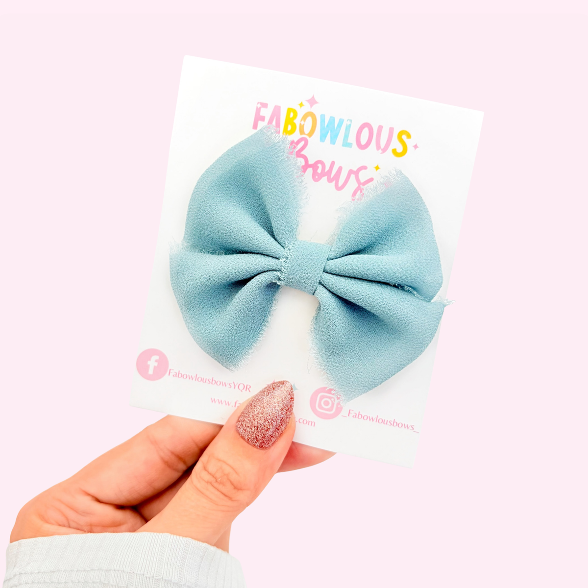 Chiffon Pinwheel • Dusty Blue