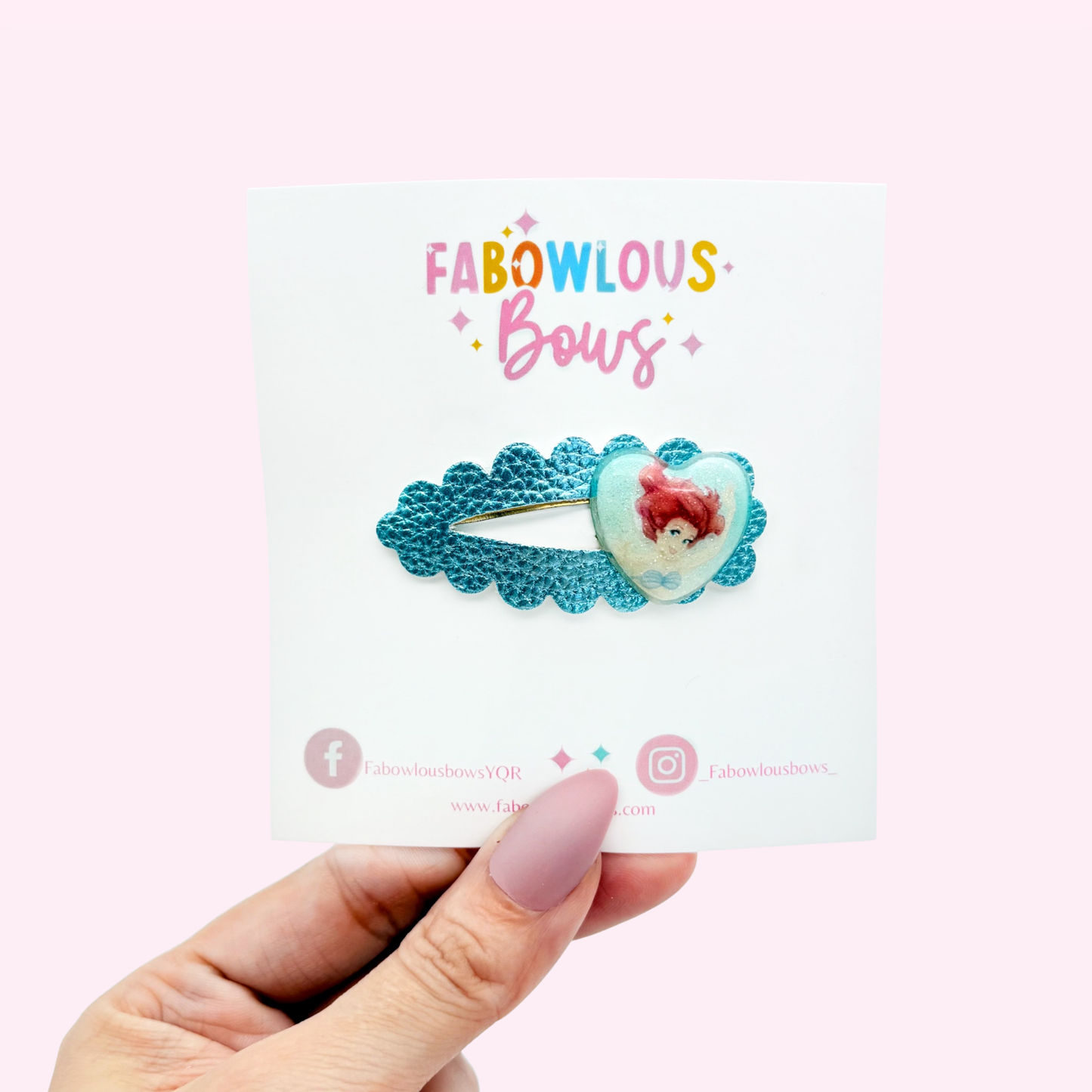 Mermaid Heart - Deluxe Clip