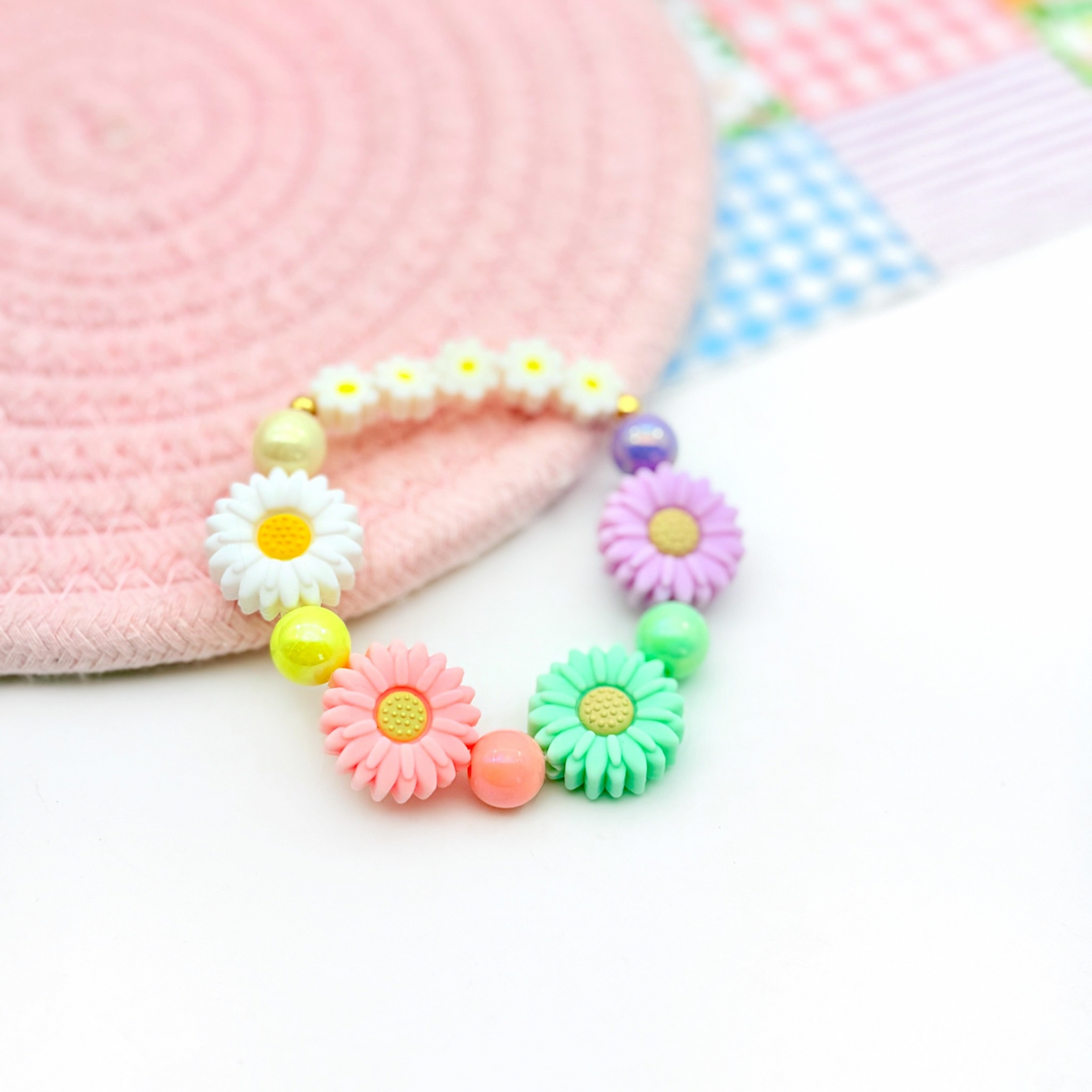 Pastel Daisies • Bracelet