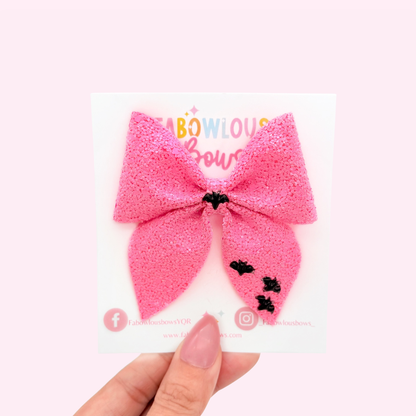 Pink Glitter Bats // Sailor Bow