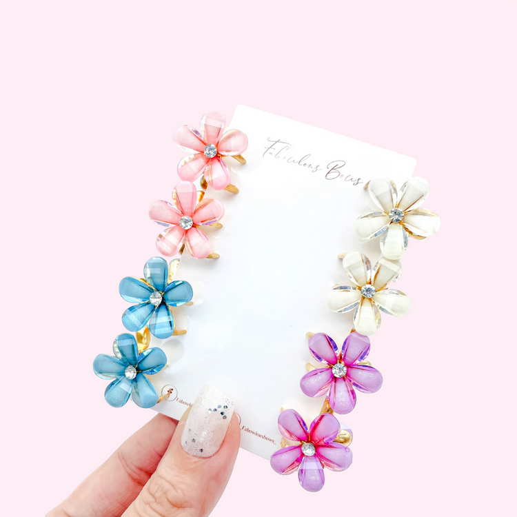 Flower Mini Claw Clips 3for10 promo