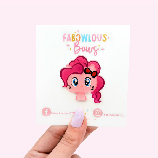 MLP Pinkie P // Acrylic Clip (3 for 10)