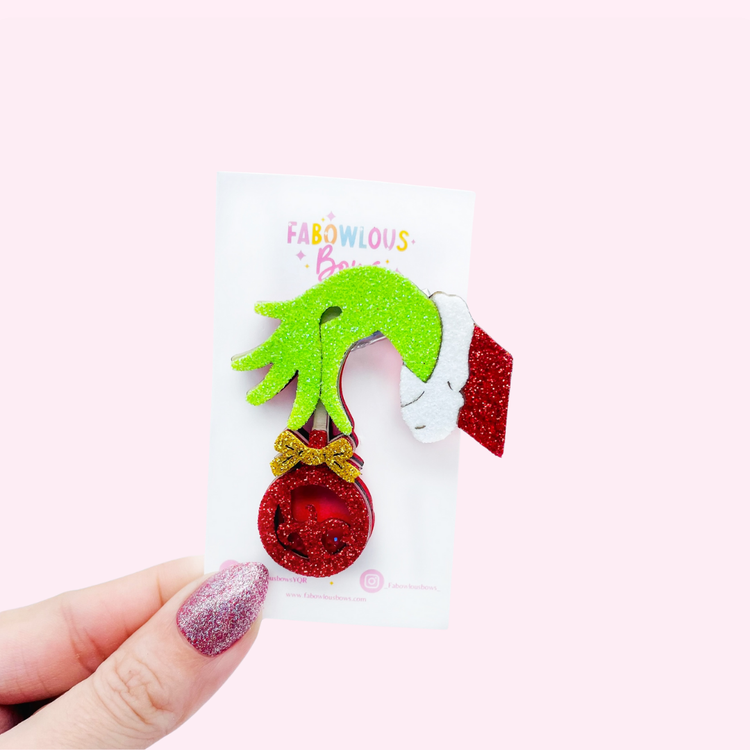 Furry Hand // Deluxe Confetti Clip