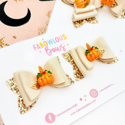 Unicorn Floral Pumpkins // Bella Pigtails