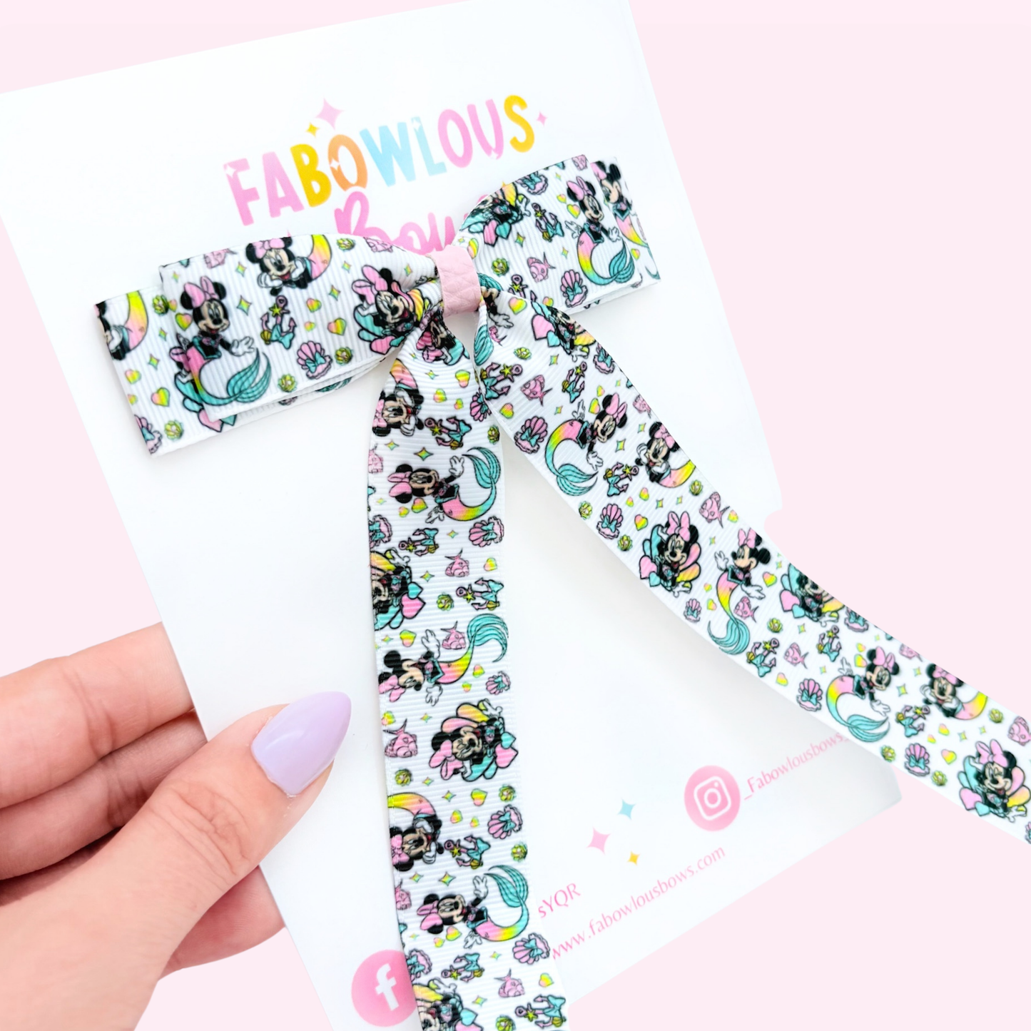 Mermaid Mouse // Long Tail Bow