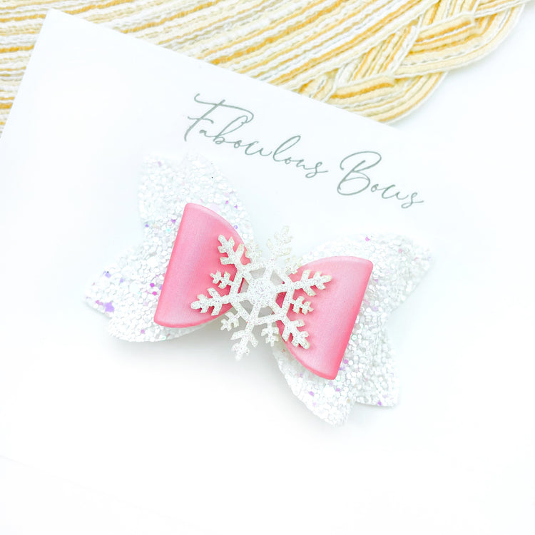 Pink Snowflake // Bella Bow