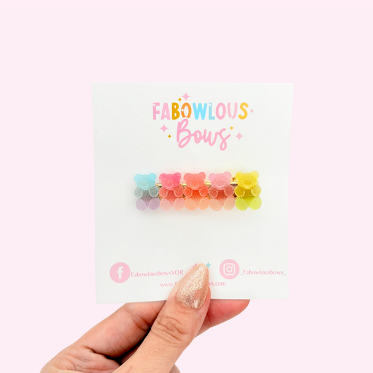 Frosted Gummy Bears • Bar Clip