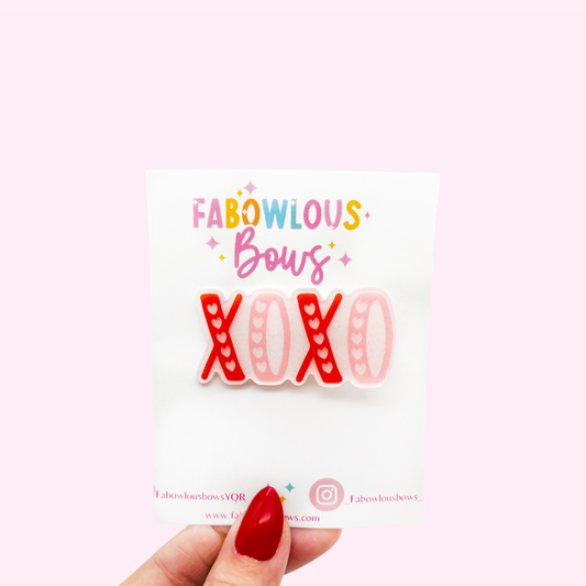 XOXO // Acrylic Clip (3 for 10)