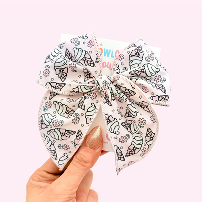 Sugar Ice Dreams • Fabric Fable Bow