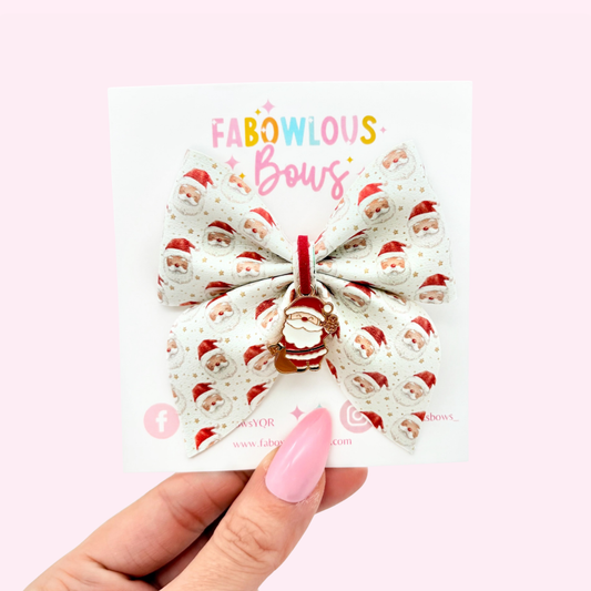 Vintage Classic Santa // Sailor Bow