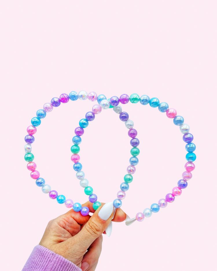 Pastel Beaded Headband