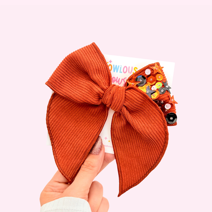 Fall O Ween • Fabric Fable Bow