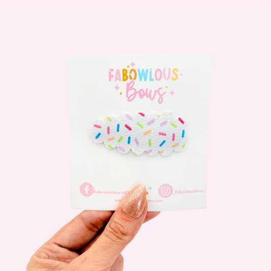 Sugar Sprinkles • Snap Clip • 3 for $10