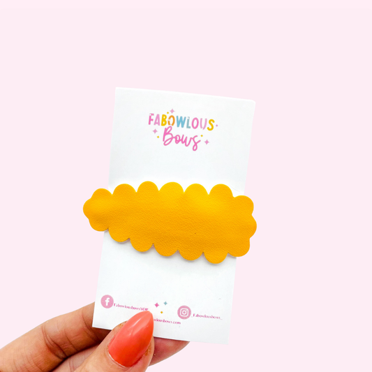 Matte Mustard // Snap Clip (3 for 10)